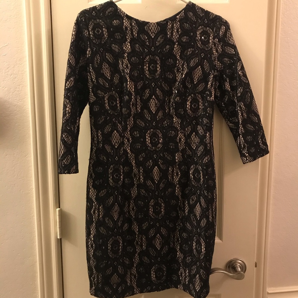 Black cocktail dress